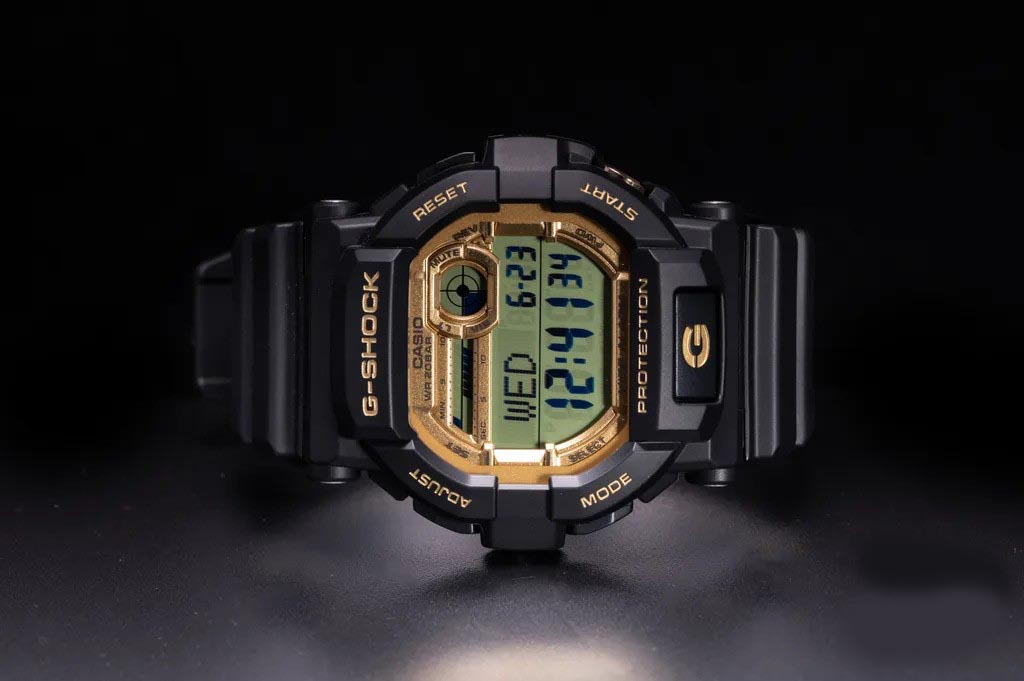 Casio G-Shock GD-350gb-1 Digital Men's Watch (Black & Gold) 5-Years Battery Life GD350gb-1