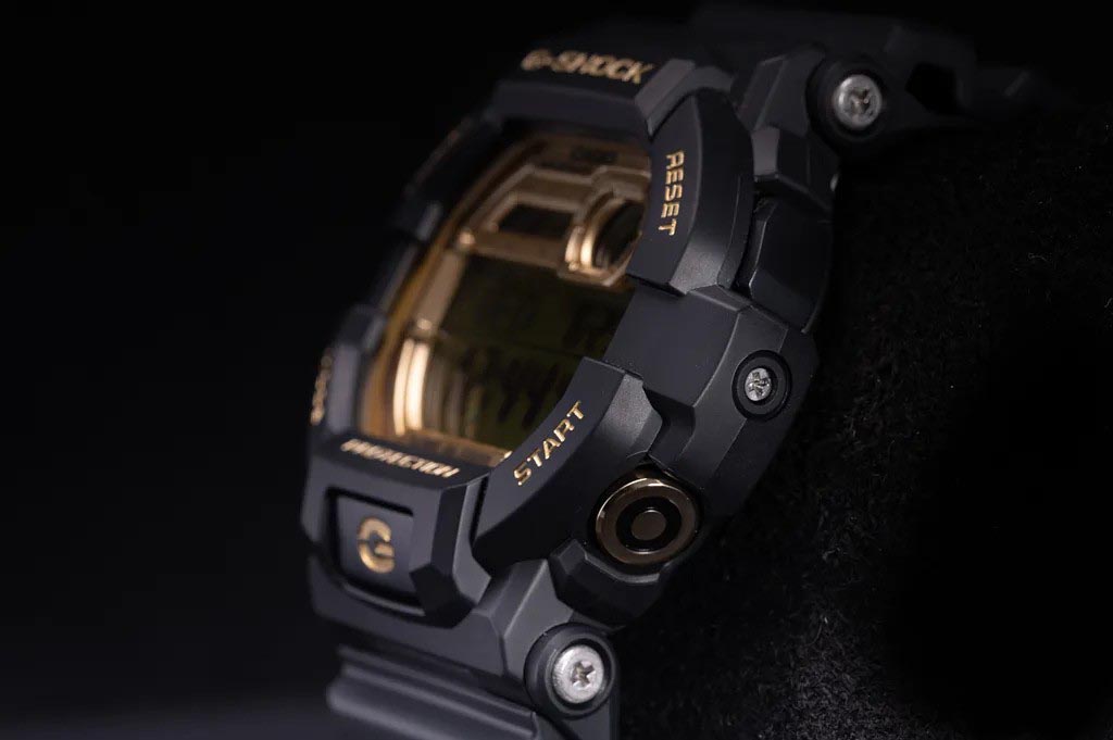 Casio G-Shock GD-350gb-1 Digital Men's Watch (Black & Gold) 5-Years Battery Life GD350gb-1