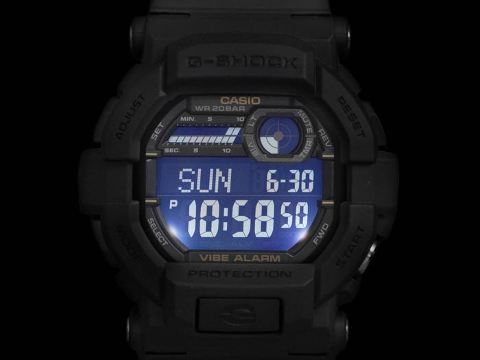 Casio G-Shock GD-350gb-1 Digital Men's Watch (Black & Gold) 5-Years Battery Life GD350gb-1