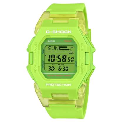 Casio G-Shock GD-B500S-3 Bluetooth Step Tracker Digital Watch (Fluorescent Green) Compact Size