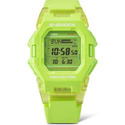 Casio G-Shock GD-B500S-3 Bluetooth Step Tracker Digital Watch (Fluorescent Green) Compact Size
