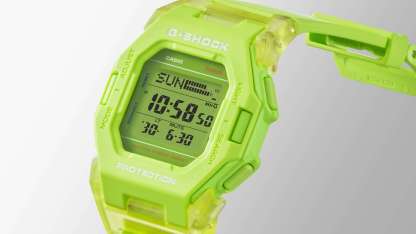 Casio G-Shock GD-B500S-3 Bluetooth Step Tracker Digital Watch (Fluorescent Green) Compact Size