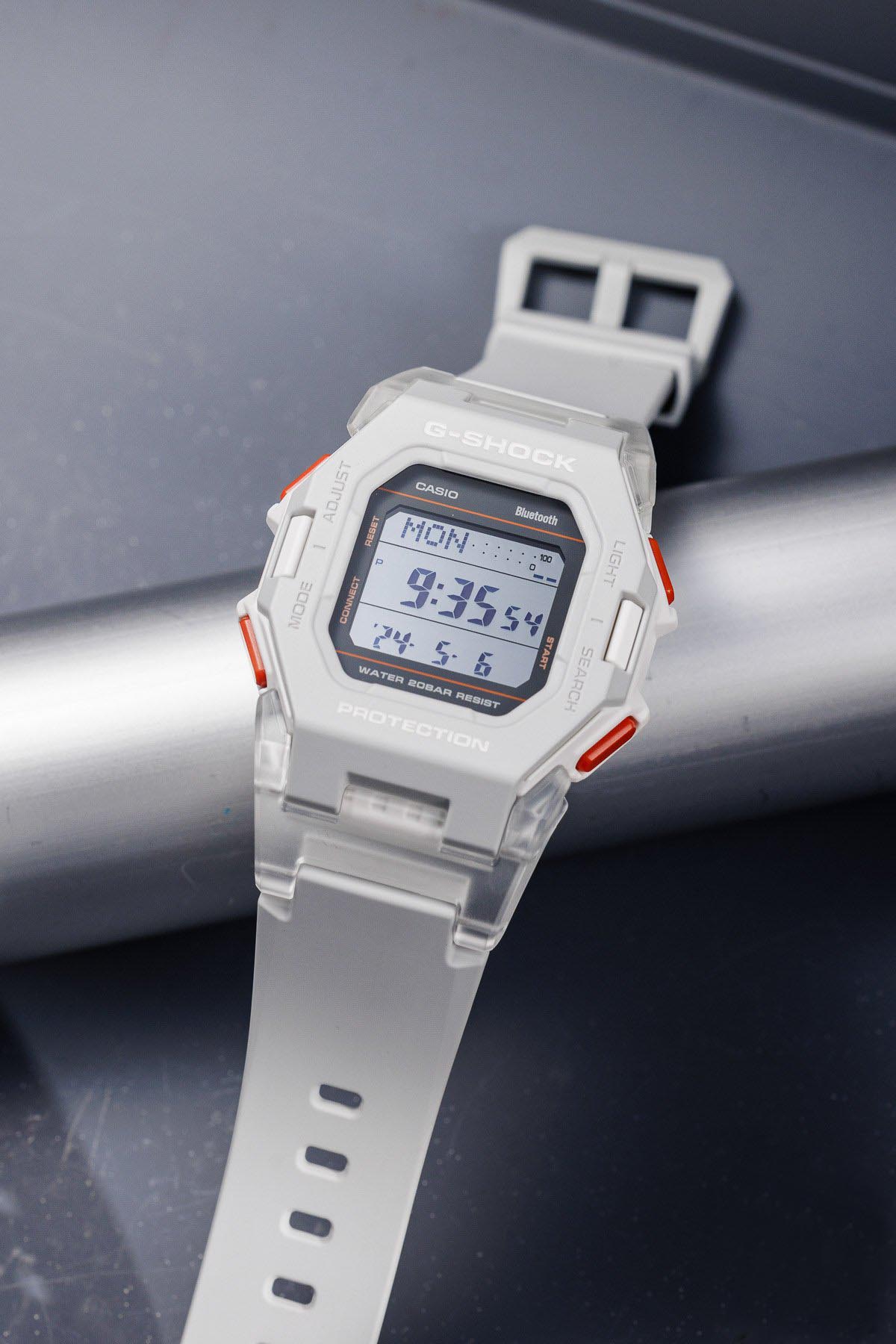 Casio G-Shock GD-B500S-8 Bluetooth Step Tracker Digital Watch (Grey) Compact Size