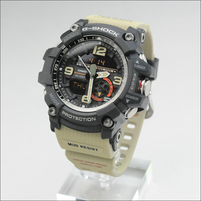 Casio G-Shock GG-1000-1A5 Mudmaster Twin Sensor Men's Watch (Beige x Black) GG1000-1A5
