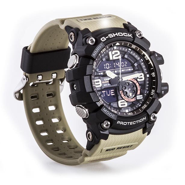 Casio G-Shock GG-1000-1A5 Mudmaster Twin Sensor Men's Watch (Beige x Black) GG1000-1A5