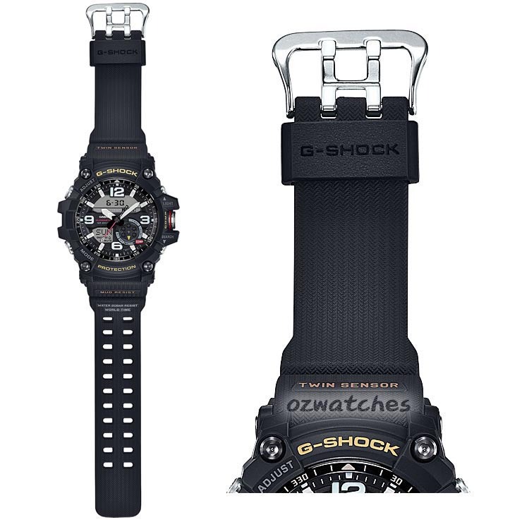 Casio G-Shock GG-1000-1A Mudmaster Twin Sensor Men's Watch (Black) G1000-1A