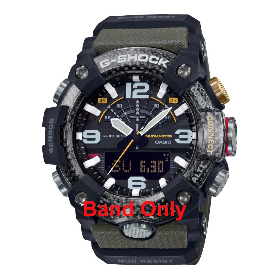 Casio G-Shock GG-B100-1A3 Genuine Replacement Band Green Part No 10595228 ozdigitalwatch.com.au
