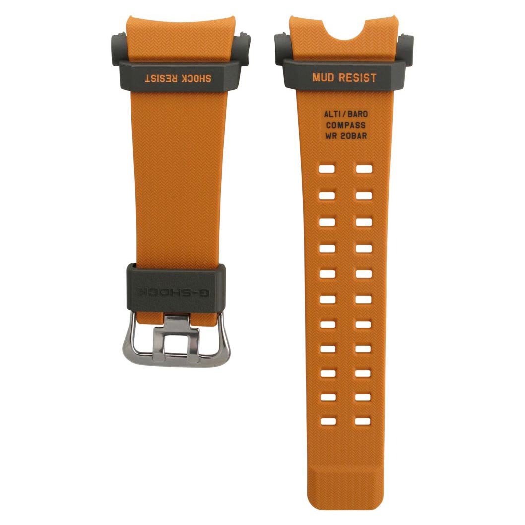 Casio G-Shock GG-B100-1A9 Mudmaster Genuine Replacement Band (Orange) (Part No: 10595230) GG-B100