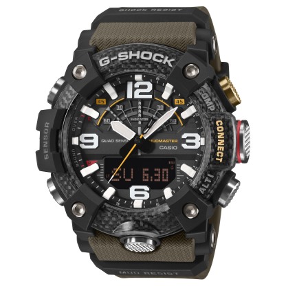 Casio G-Shock GG-B100X-1A3 Mudmaster Quad Sensor Bluetooth Men's Watch (Green & Black) GGB100X-1A3