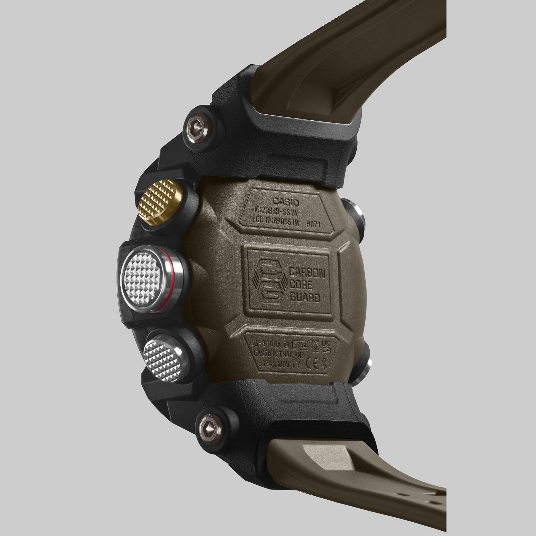 Casio G-Shock GG-B100X-1A3 Mudmaster Quad Sensor Bluetooth Men's Watch (Green & Black) GGB100X-1A3