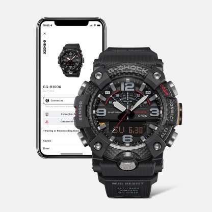 Casio G-Shock GG-B100X-1A3 Mudmaster Quad Sensor Bluetooth Men's Watch (Green & Black) GGB100X-1A3