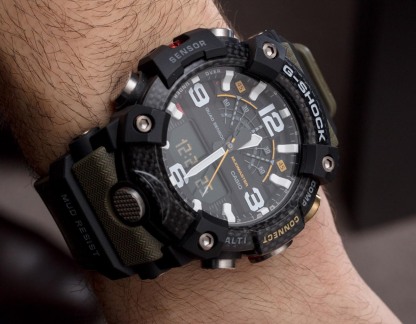 Casio G-Shock GG-B100X-1A3 Mudmaster Quad Sensor Bluetooth Men's Watch (Green & Black) GGB100X-1A3