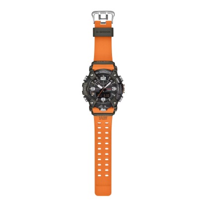 Casio G-Shock GG-B100X-1A9 Mudmaster Quad Sensor Bluetooth Men's Watch (Orange & Black) (Upgrade version of GG-B100-1A9)