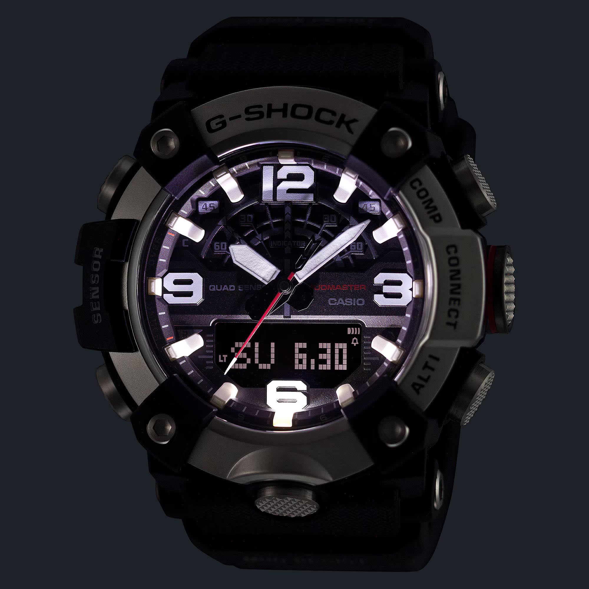 Casio G-Shock GG-B100X-1A9 Mudmaster Quad Sensor Bluetooth Men's Watch (Orange & Black) (Upgrade version of GG-B100-1A9)