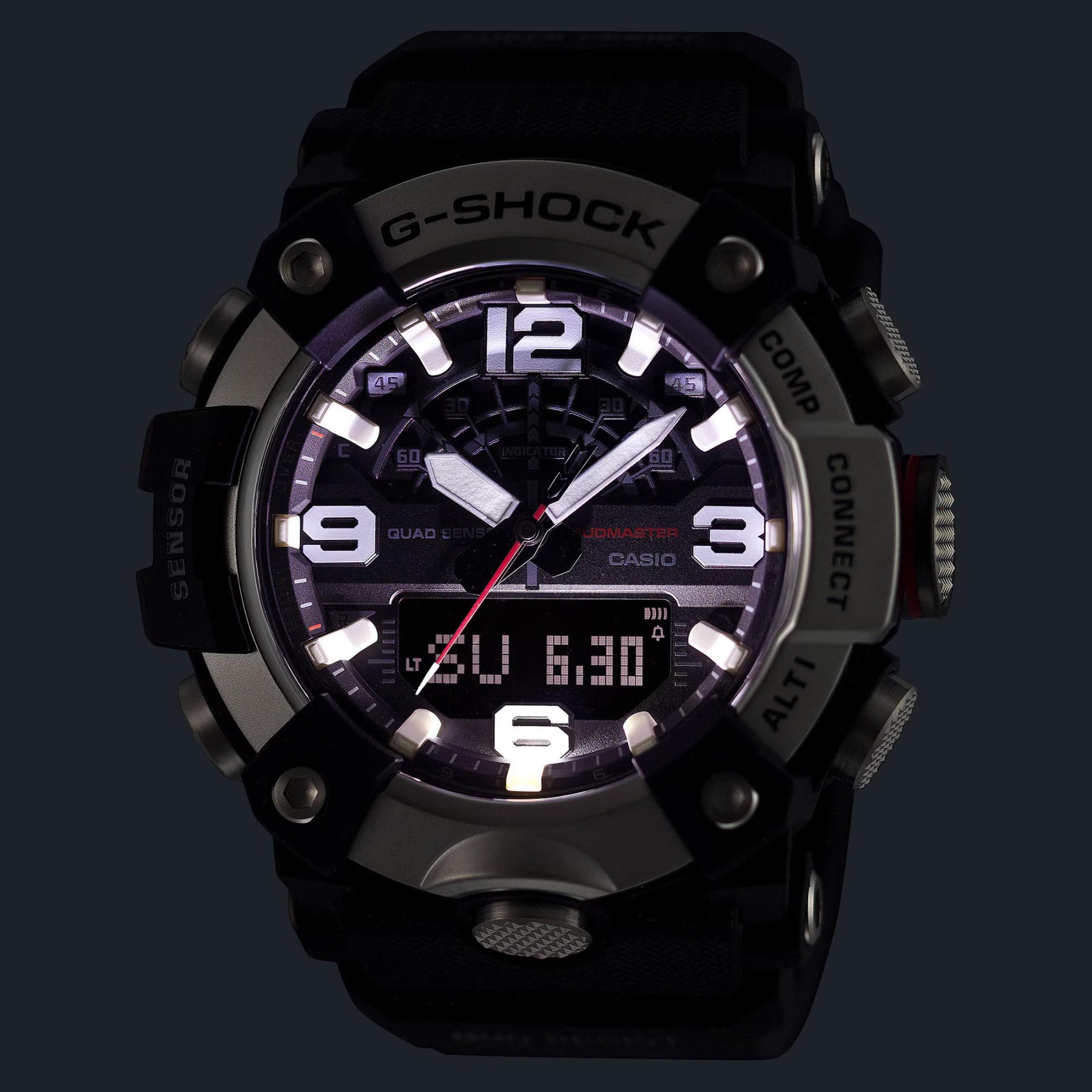 Casio G-Shock GG-B100X-1A9 Mudmaster Quad Sensor Bluetooth Men's Watch (Orange & Black) (Upgrade version of GG-B100-1A9)