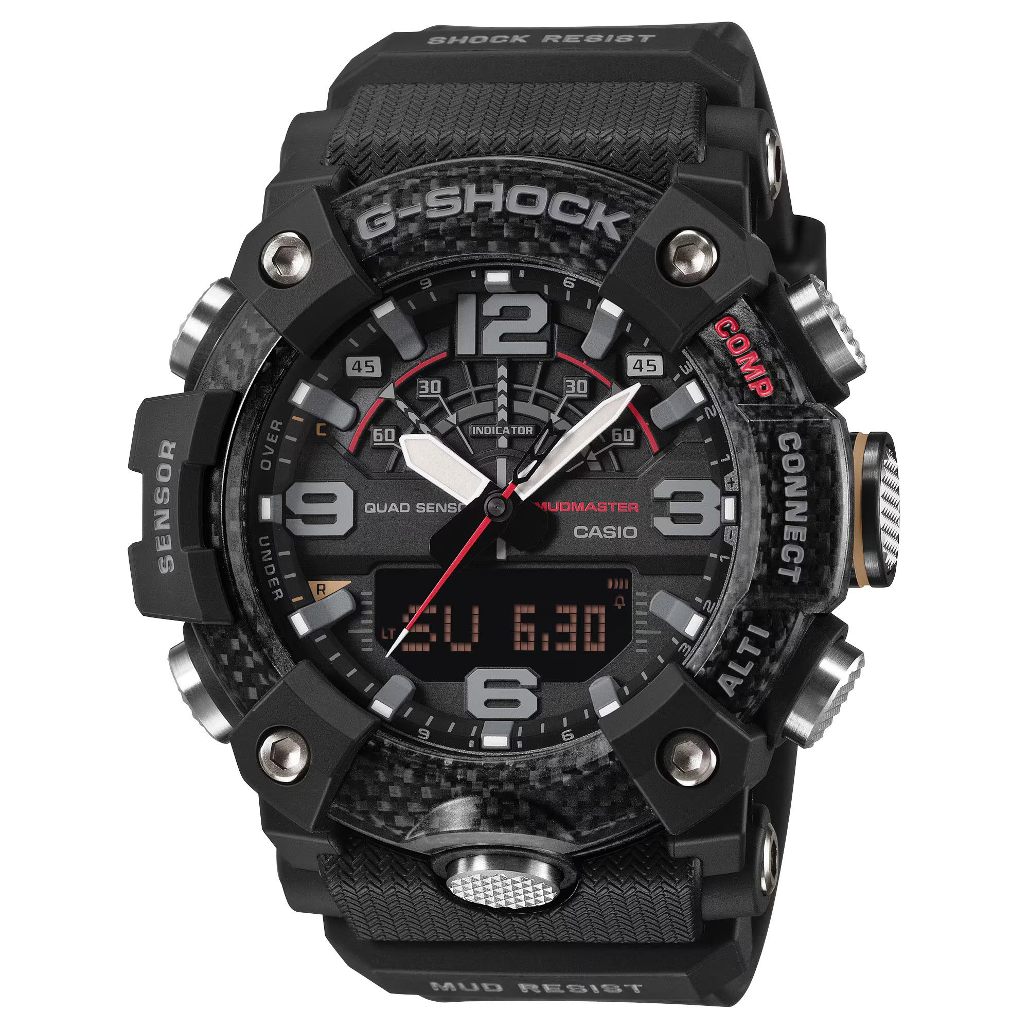 Casio G-Shock GG-B100X-1A Mudmaster Quad Sensor Bluetooth Men's Watch (Black)