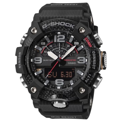 Casio G-Shock GG-B100X-1A Mudmaster Quad Sensor Bluetooth Men's Watch (Black)