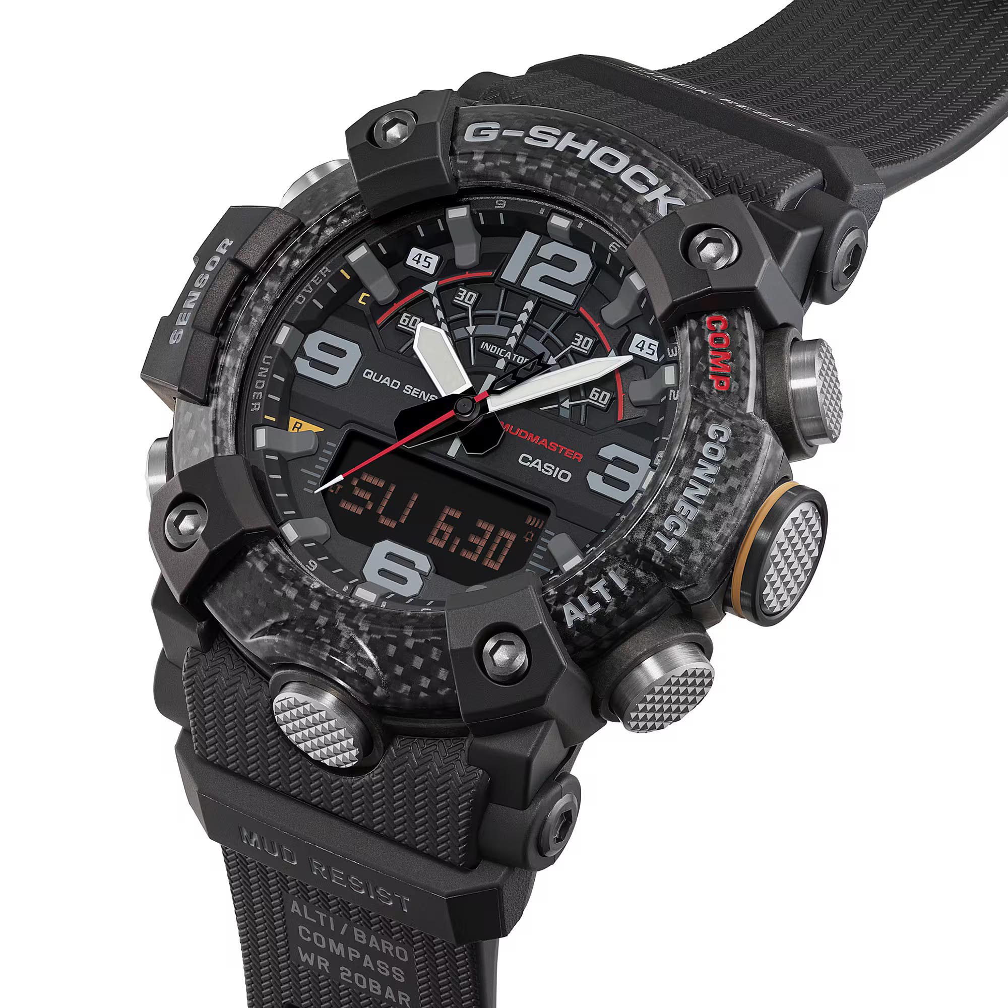 Casio G-Shock GG-B100X-1A Mudmaster Quad Sensor Bluetooth Men's Watch (Black)