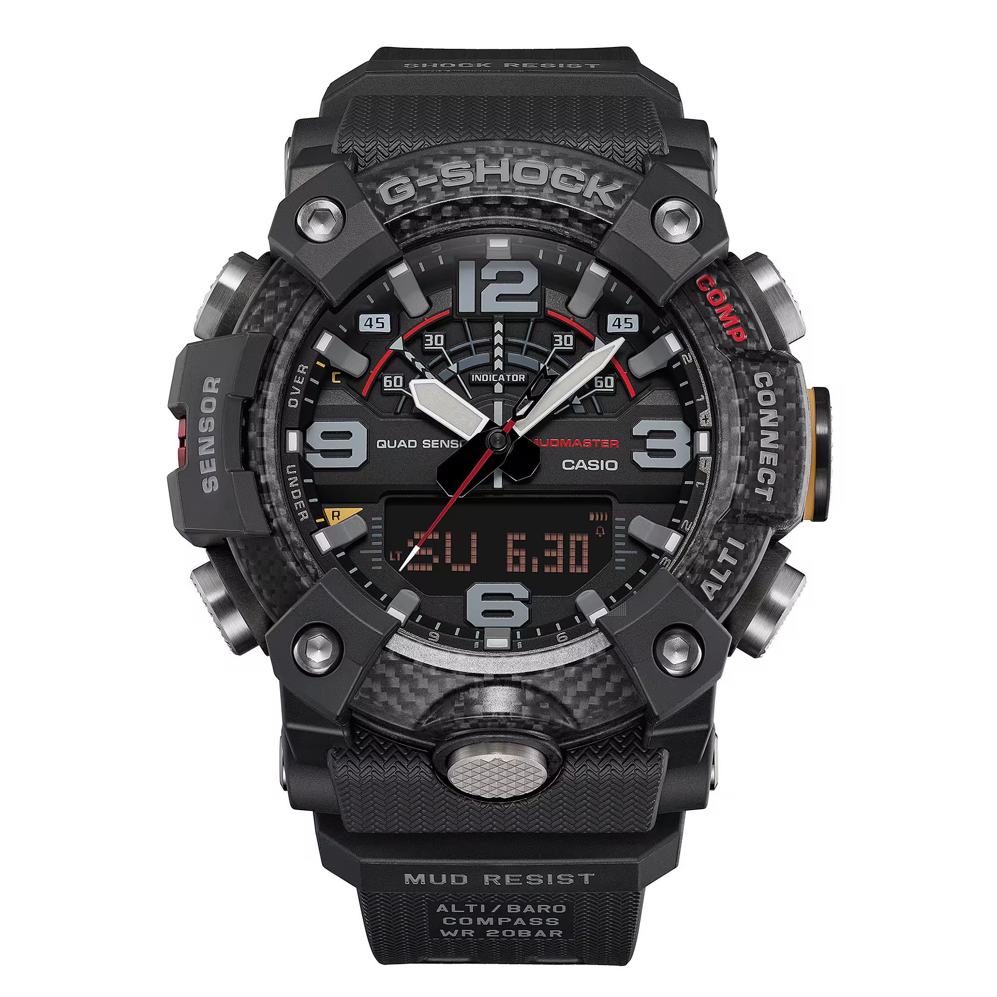 Casio G-Shock GG-B100X-1A Mudmaster Quad Sensor Bluetooth Men's Watch (Black)