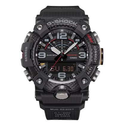 Casio G-Shock GG-B100X-1A Mudmaster Quad Sensor Bluetooth Men's Watch (Black)