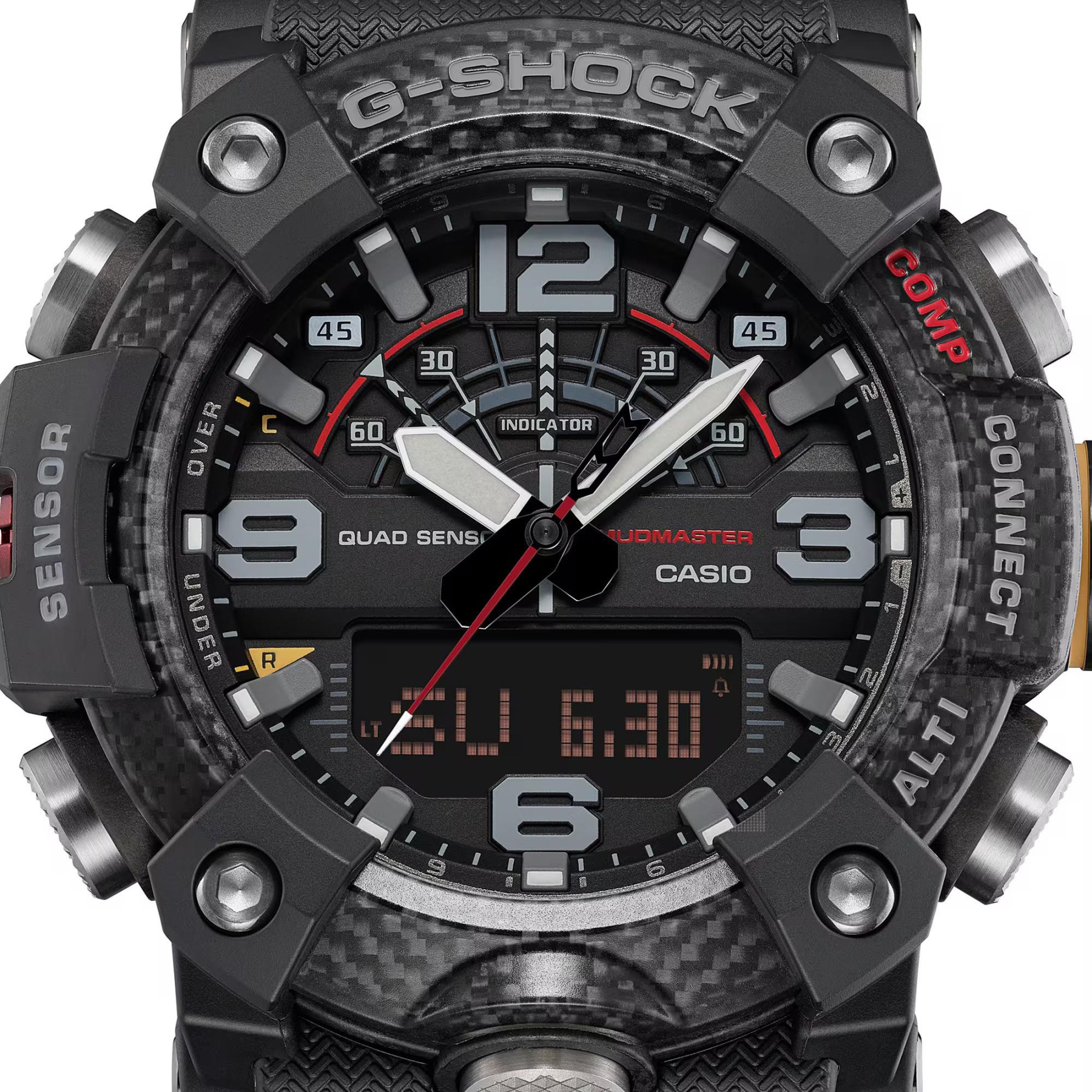 Casio G-Shock GG-B100X-1A Mudmaster Quad Sensor Bluetooth Men's Watch (Black)