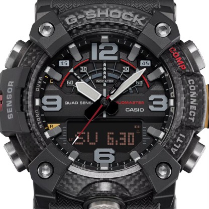 Casio G-Shock GG-B100X-1A Mudmaster Quad Sensor Bluetooth Men's Watch (Black)