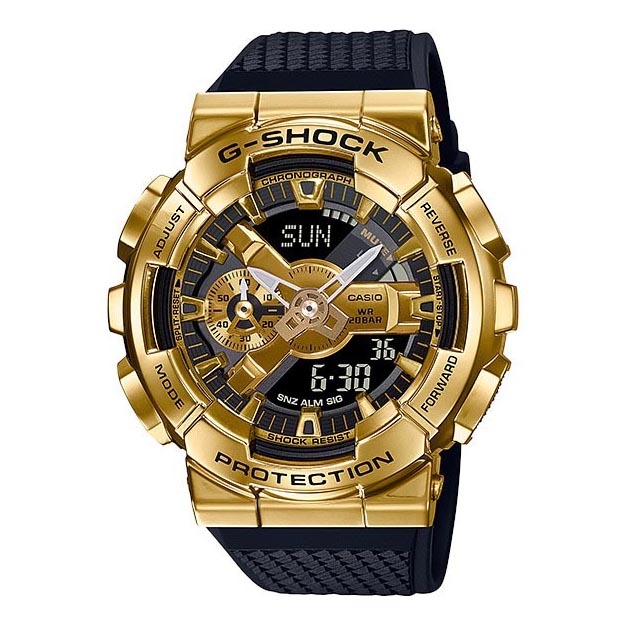 Casio G-Shock GM-110G-1A9 Analog Digital Men's Watch (Gold x Black)
