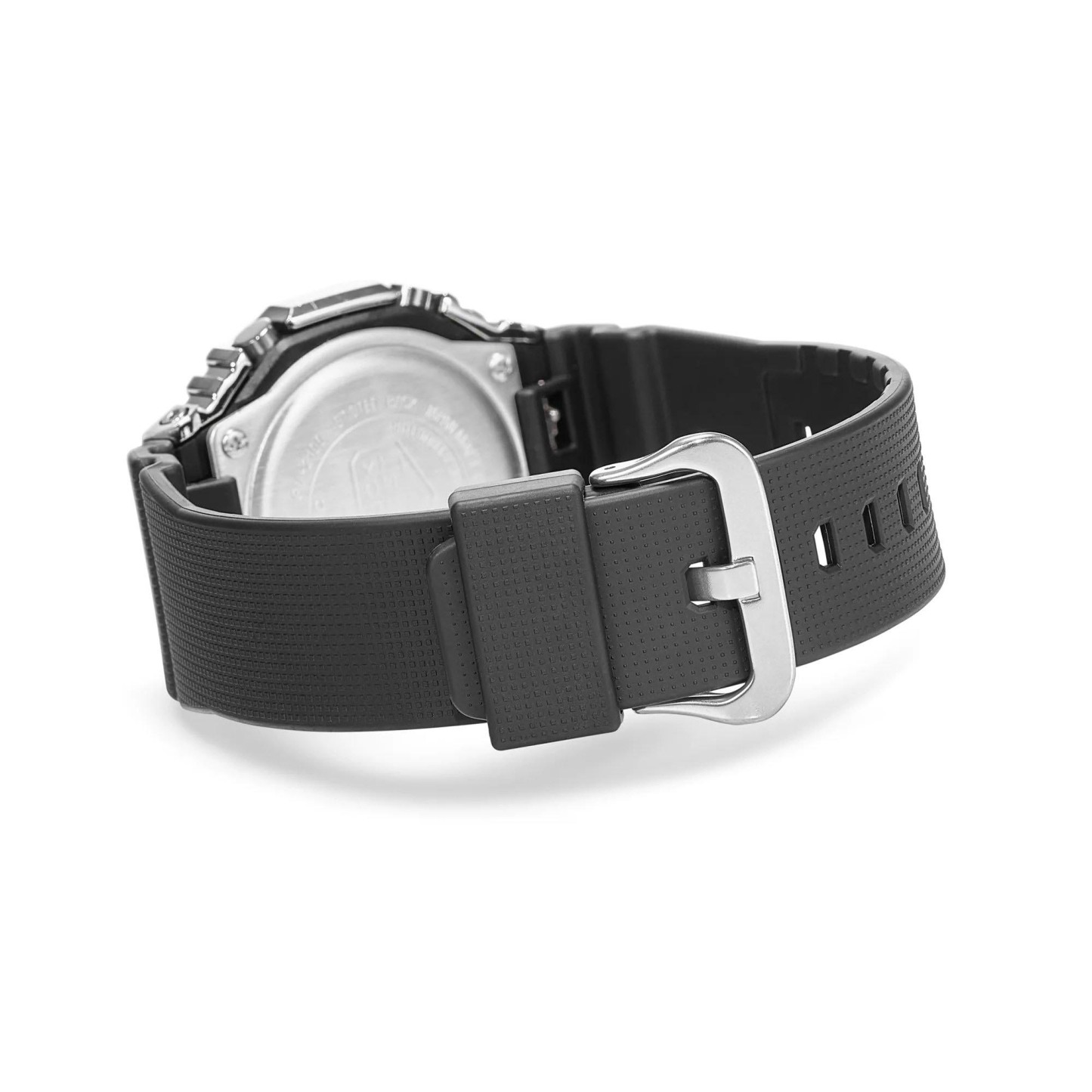 Casio G-Shock GM-2100-1A CasiOak Metal Case Analog Digital Watch Silver Black ozdigitalwatch.com.au