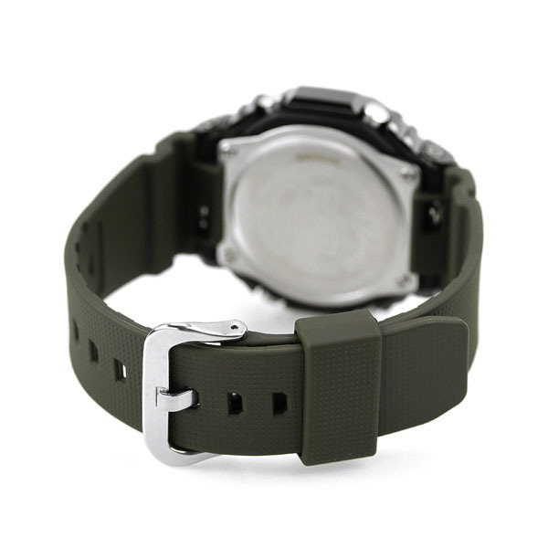 Casio G-Shock GM-2100B-3A CasiOak Metal Case Analog Digital Watch Green Gray ozdigitalwatch.com.au