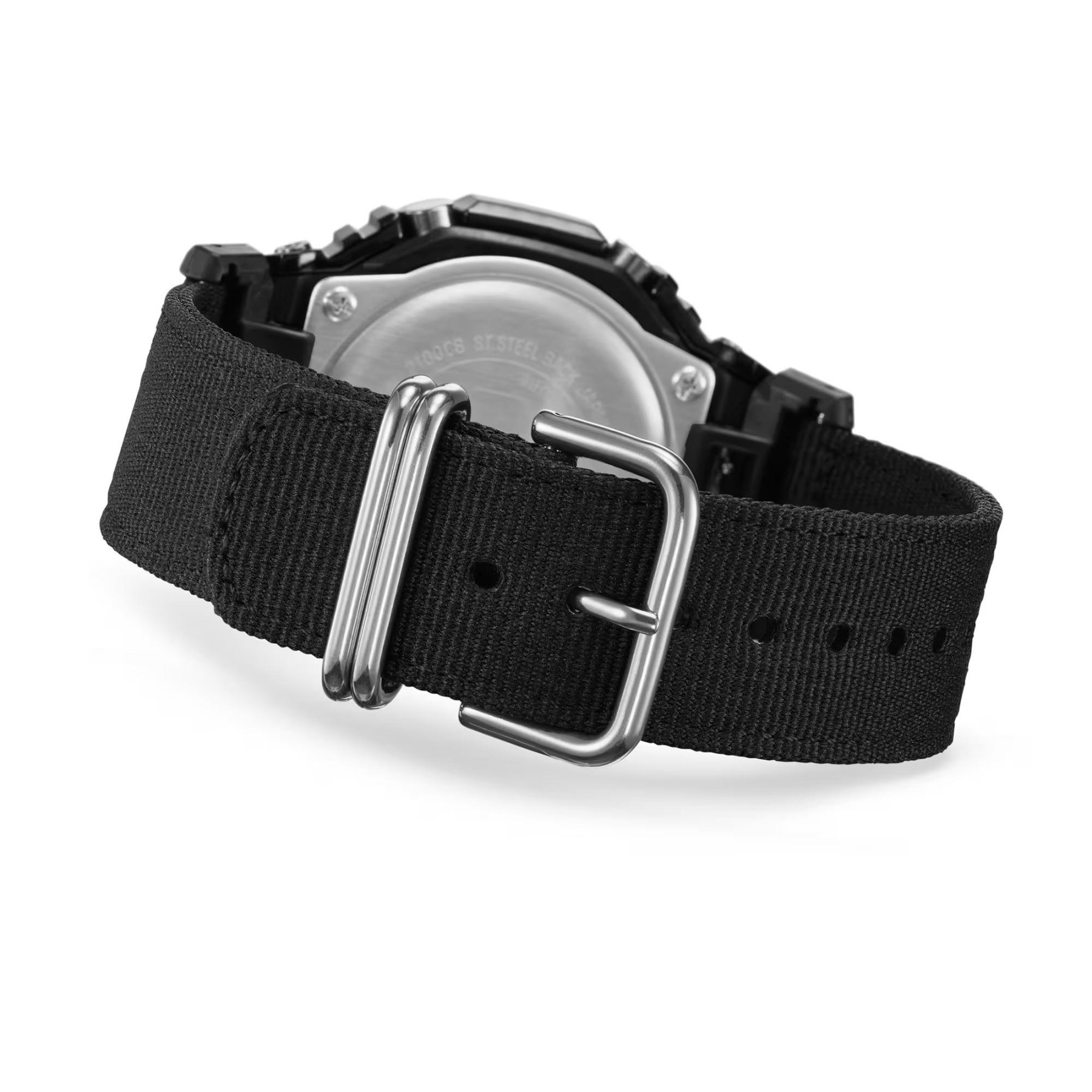 Casio G-Shock GM-2100CB-1A CasiOak Metal Case Watch Black Cloth Band ozdigitalwatch.com.au