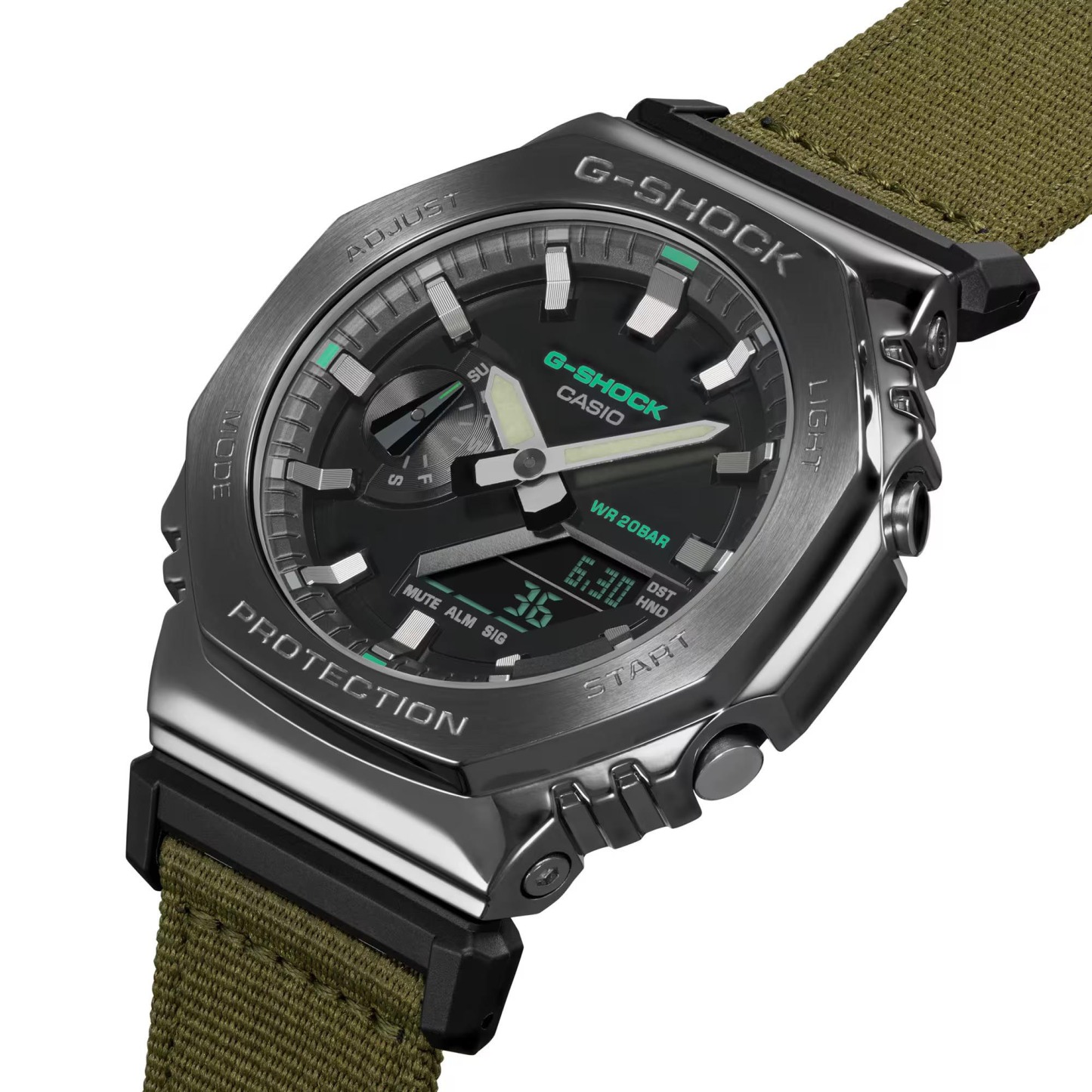 Casio G-Shock GM-2100CB-3A CasiOak Metal Case Analog Digital Men Watch ozdigitalwatch.com.au