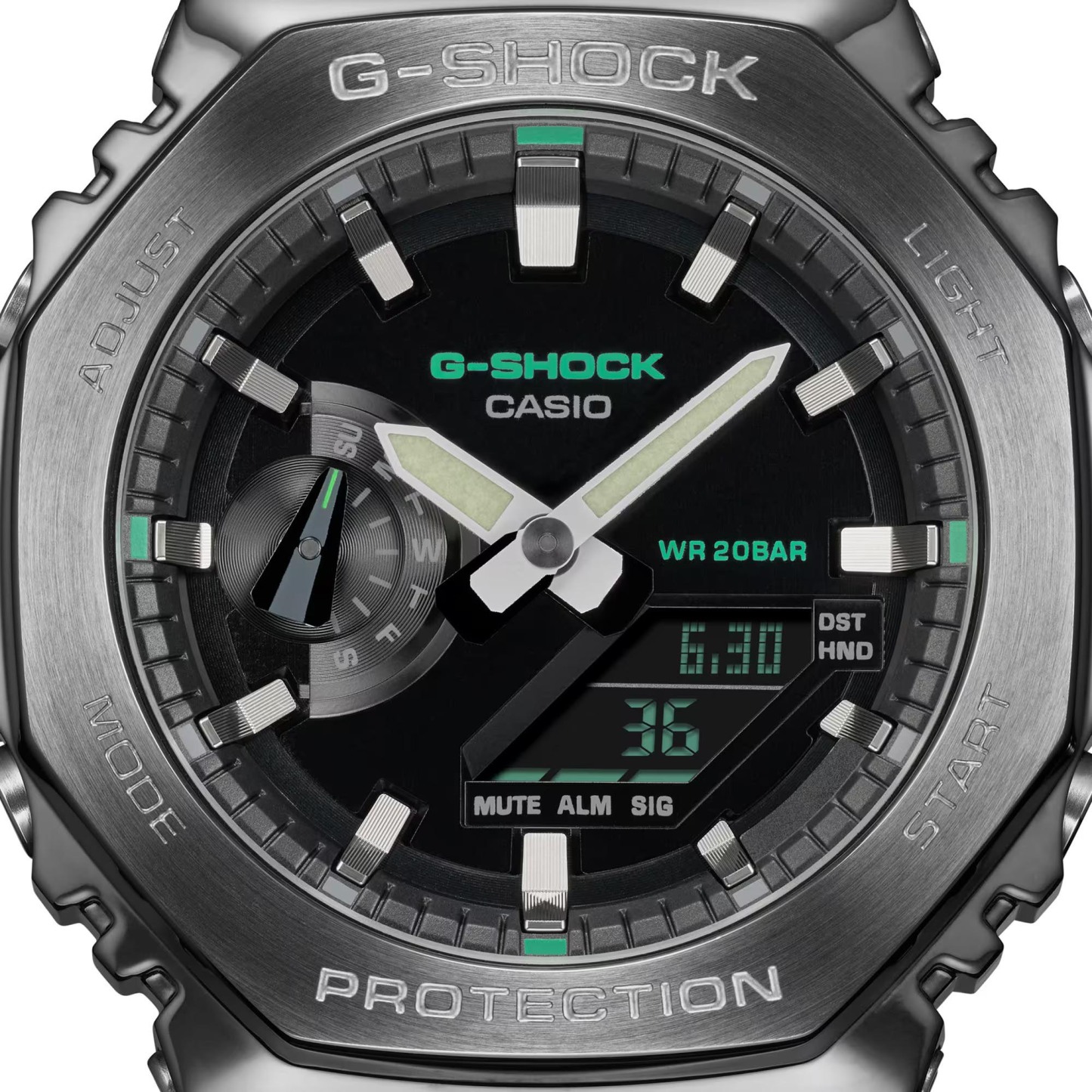 Casio G-Shock GM-2100CB-3A CasiOak Metal Case Analog Digital Men Watch ozdigitalwatch.com.au