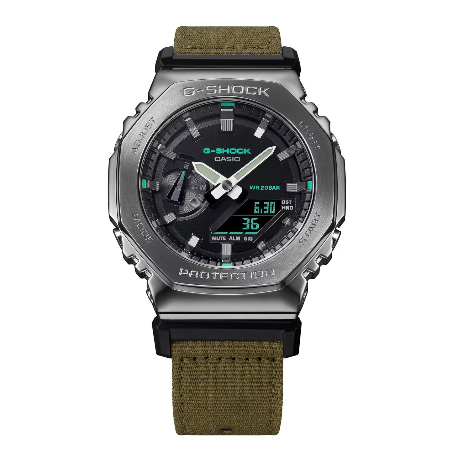 Casio G-Shock GM-2100CB-3A CasiOak Metal Case Analog Digital Men Watch ozdigitalwatch.com.au