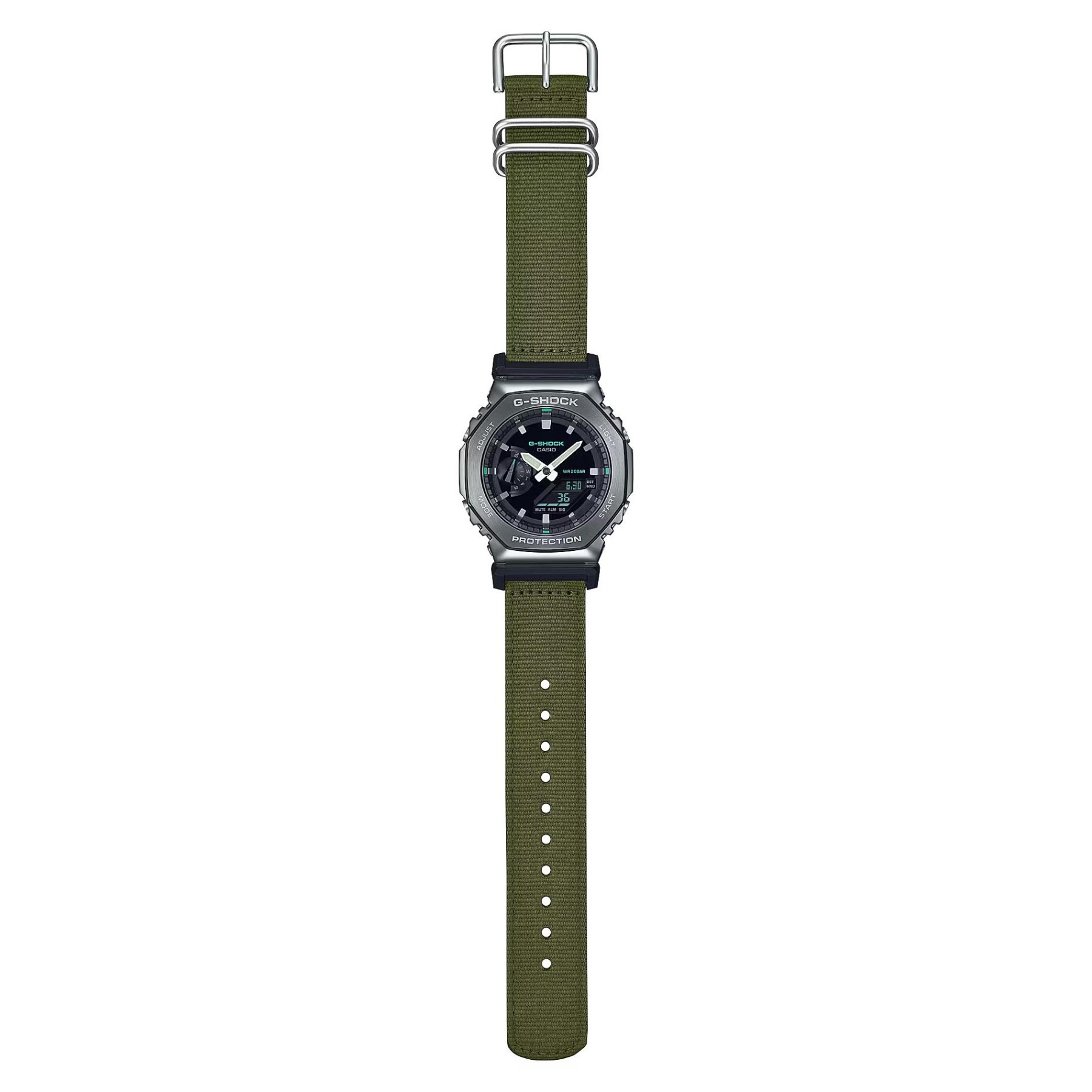Casio G-Shock GM-2100CB-3A CasiOak Metal Case Analog Digital Men Watch ozdigitalwatch.com.au