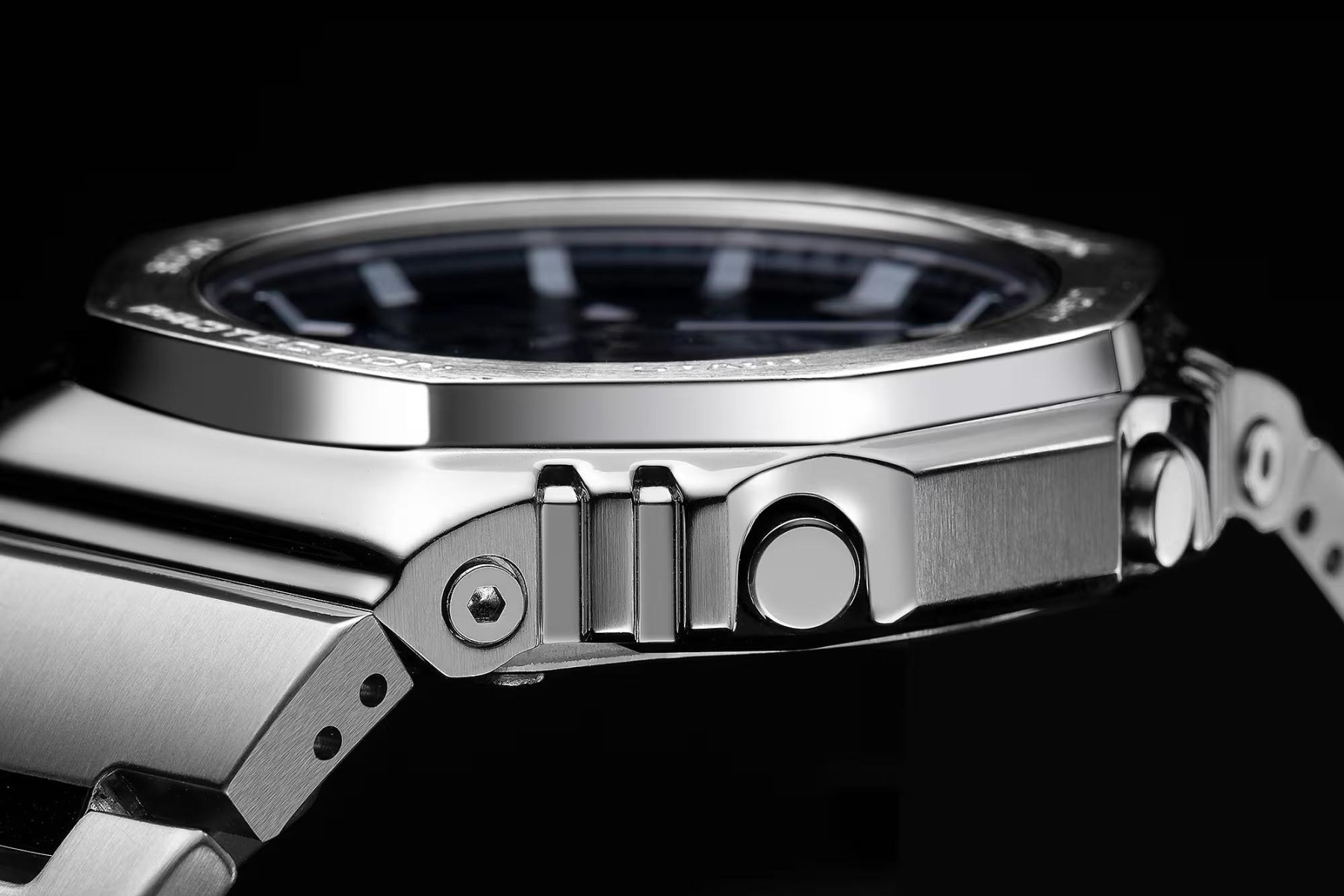 Casio G-Shock GM-2110D-7A CasiOak Full Metal Analog Digital Men's Watch (Silver) GM2110D-7A