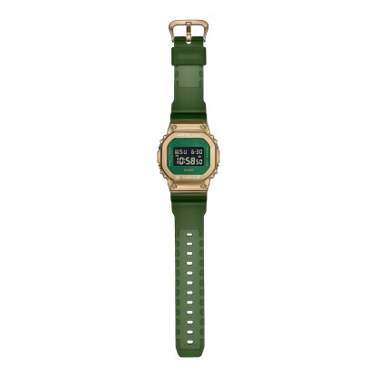 Casio G-Shock GM-5600CL-3 Metal Clad Men's Digital Watch (Gold & Green) GM5600CL-3