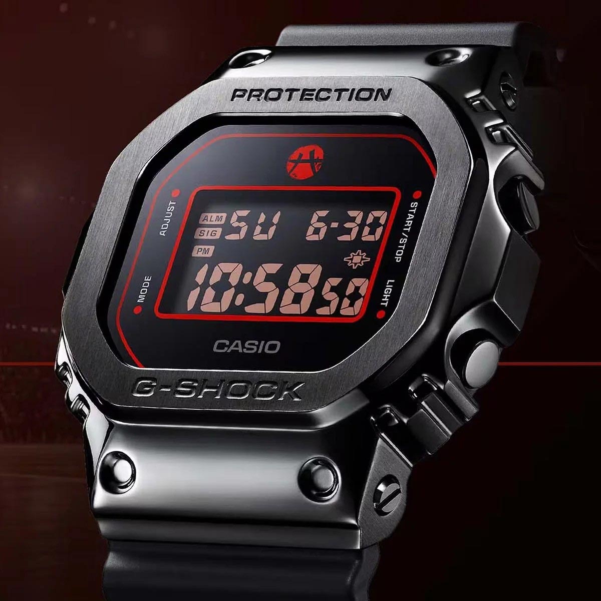 Casio G-Shock x Rui Hachimura GM-5600RH-1 Metal Clad Digital Watch (Black) Limited Edition GM5600RH-1