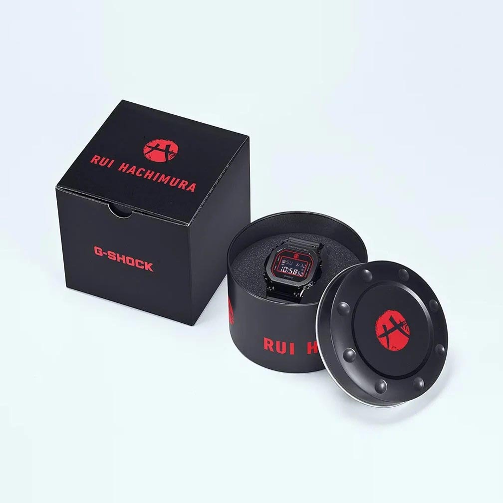 Casio G-Shock x Rui Hachimura GM-5600RH-1 Metal Clad Digital Watch (Black) Limited Edition GM5600RH-1