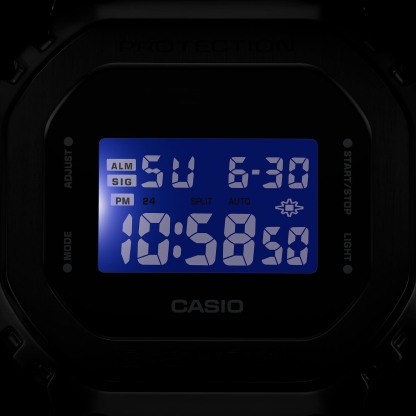 Casio G-Shock GM-5600UB-1 Metal Bezel Men's Digital Watch (Black) GM5600UB-1