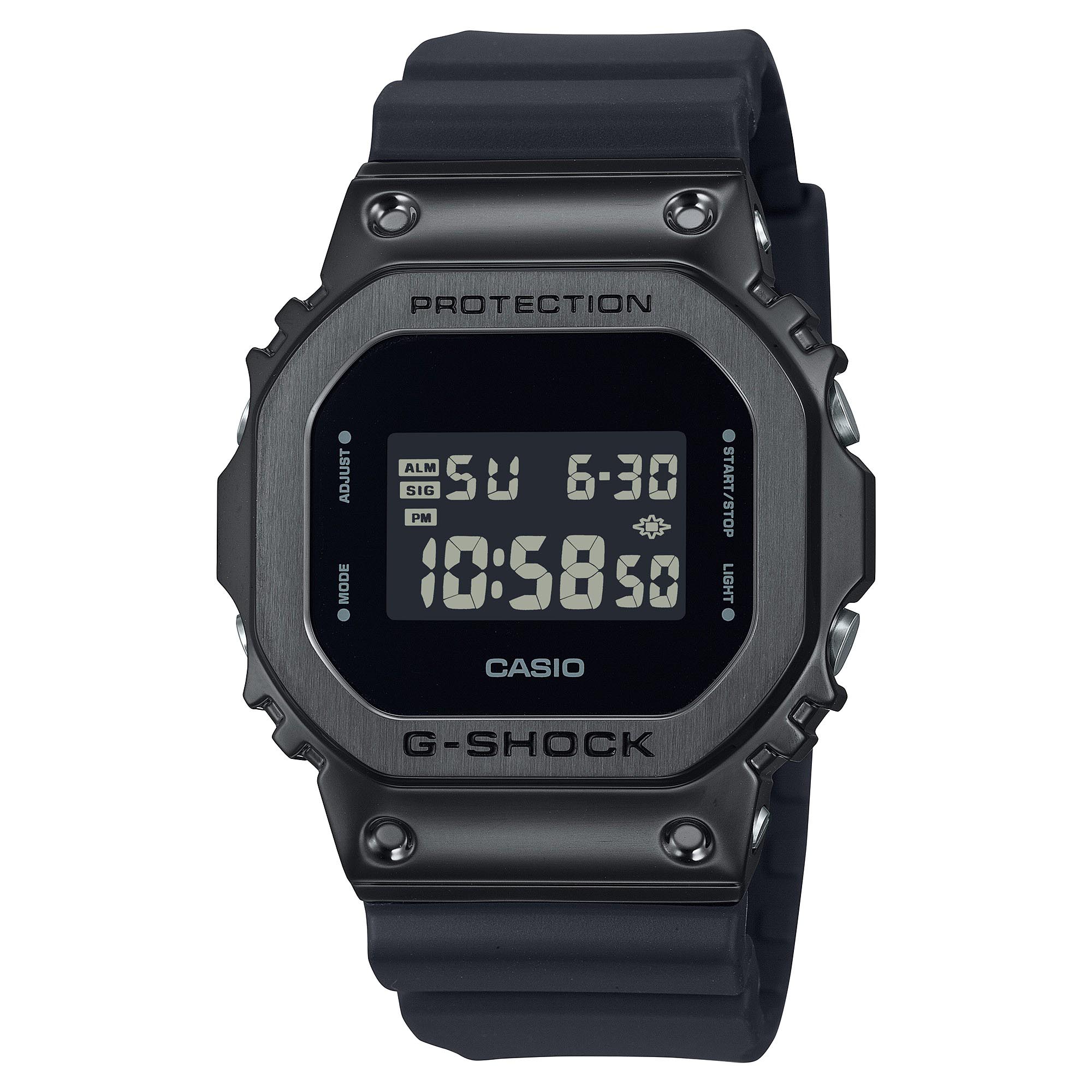 Casio G-Shock GM-5600UB-1 Metal Bezel Men's Digital Watch (Black) GM5600UB-1