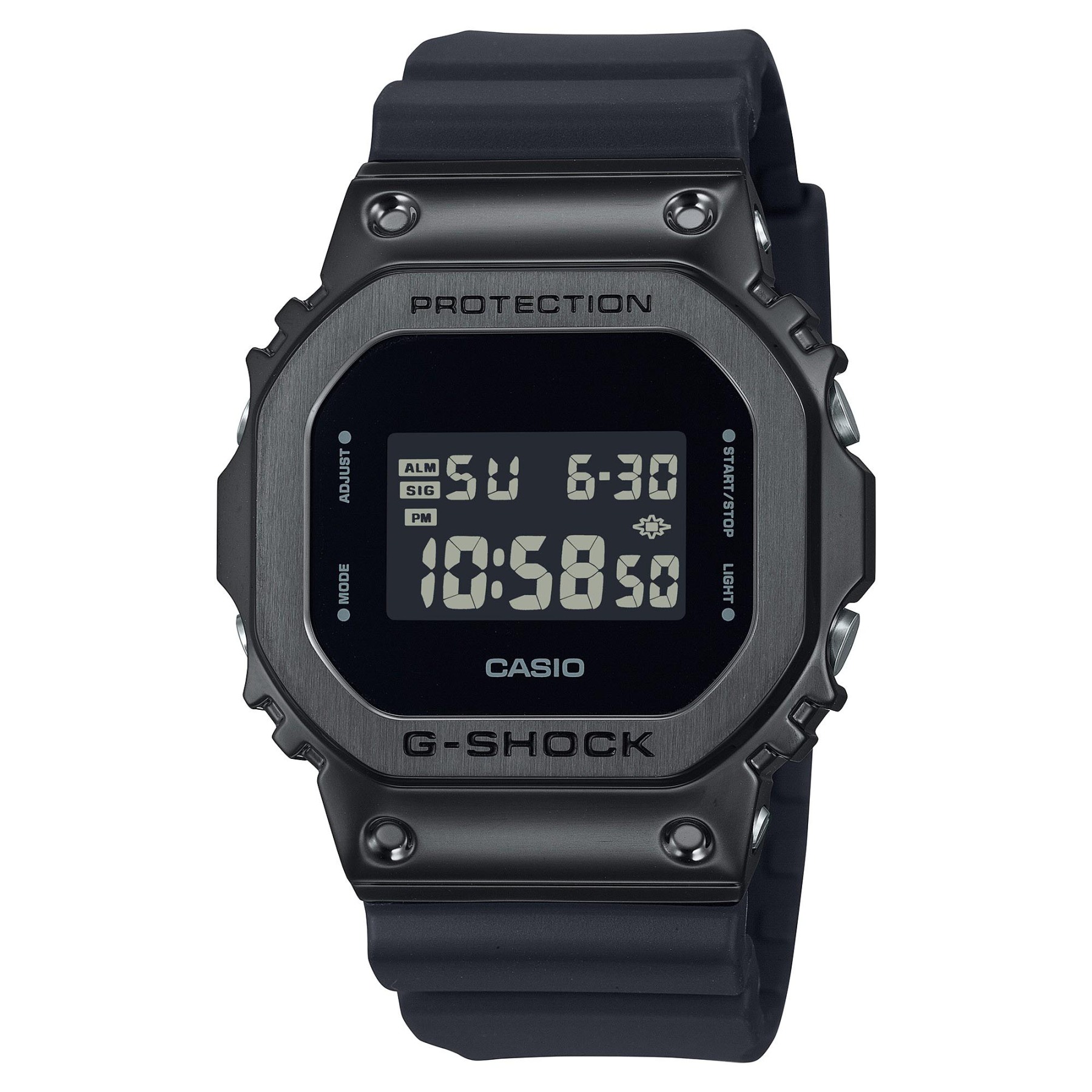 Casio G-Shock GM-5600UB-1 Metal Bezel Men's Digital Watch (Black) GM5600UB-1