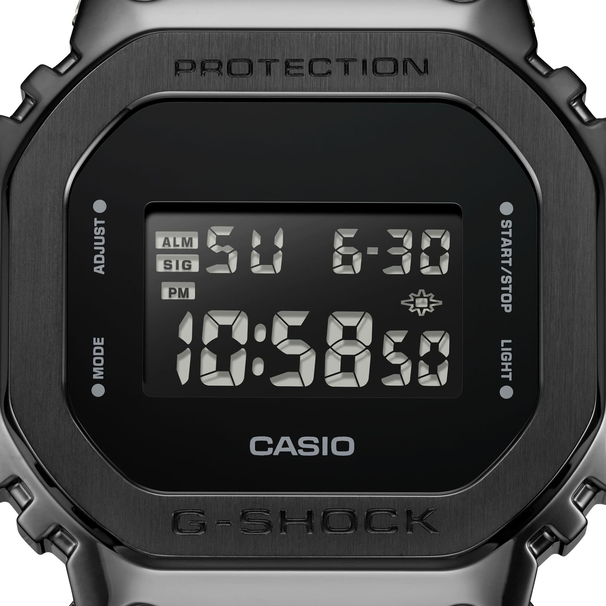 Casio G-Shock GM-5600UB-1 Metal Bezel Men's Digital Watch (Black) GM5600UB-1
