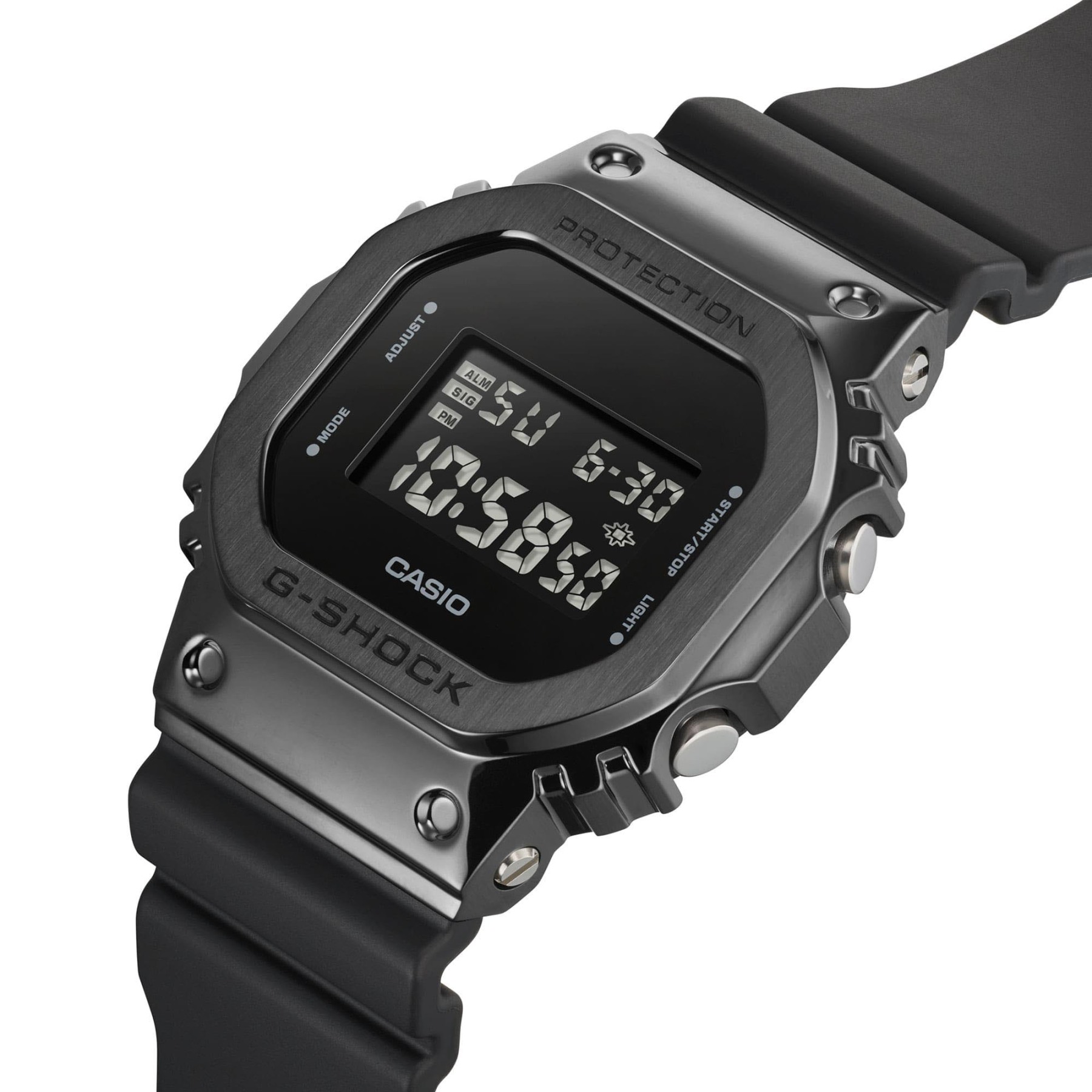Casio G-Shock GM-5600UB-1 Metal Bezel Men's Digital Watch (Black) GM5600UB-1