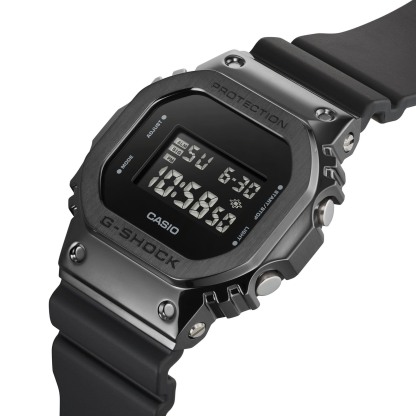 Casio G-Shock GM-5600UB-1 Metal Bezel Men's Digital Watch (Black) GM5600UB-1