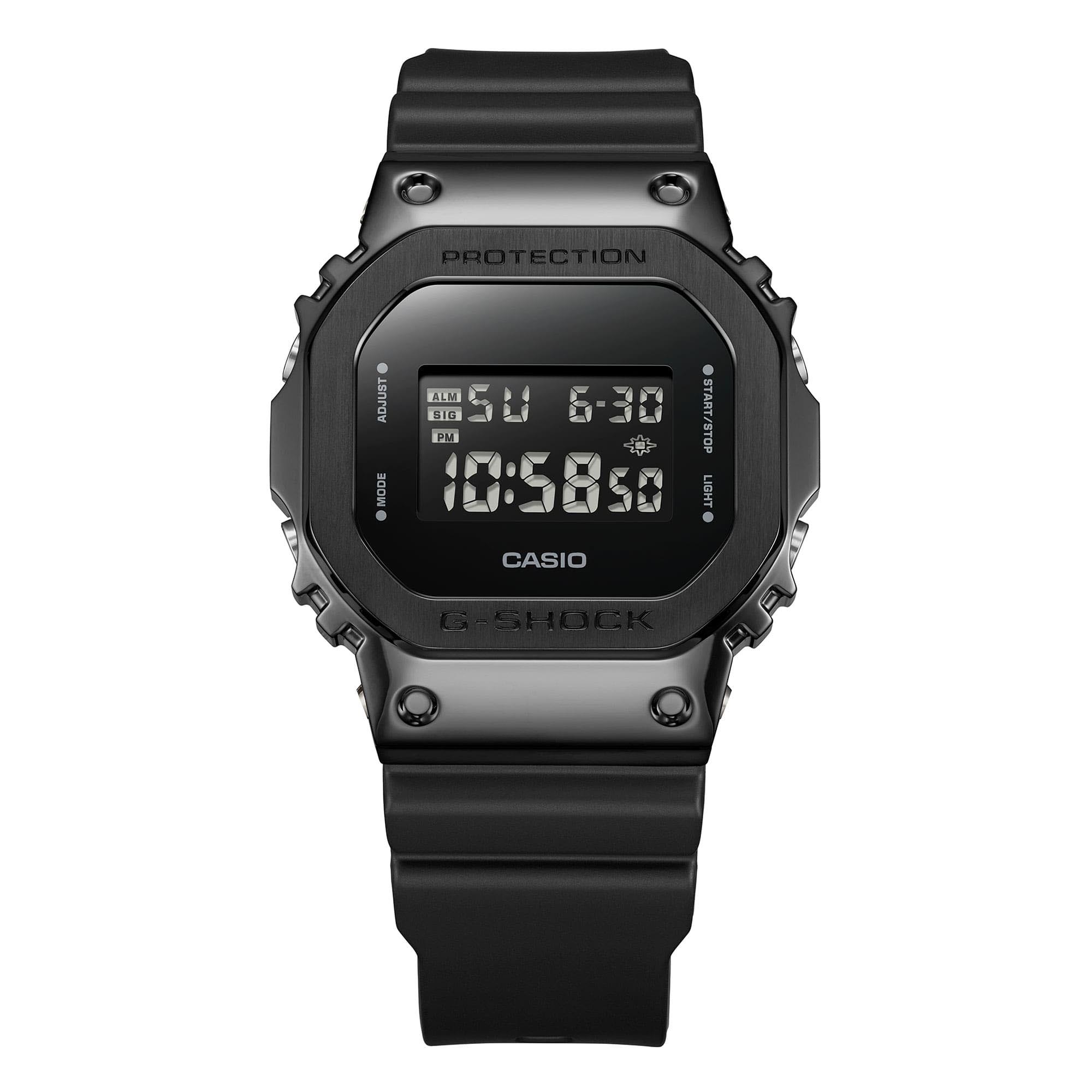 Casio G-Shock GM-5600UB-1 Metal Bezel Men's Digital Watch (Black) GM5600UB-1