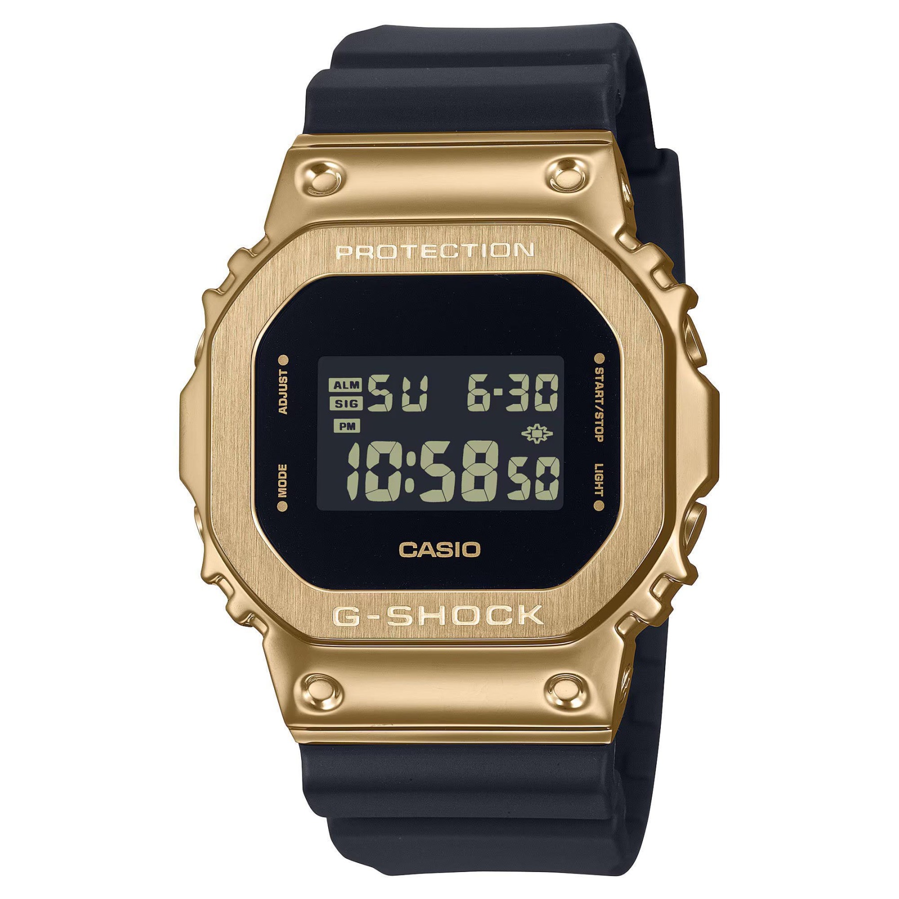 Casio G-Shock GM-5600UG-9 Metal Bezel Men's Digital Watch (Gold & Black) GM5600UG-9