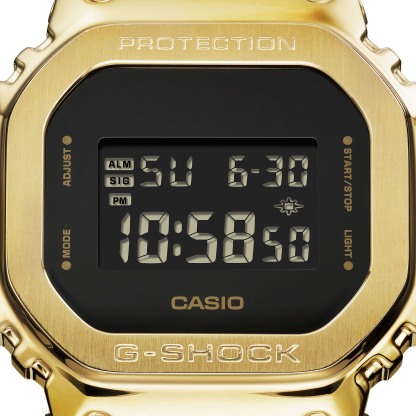Casio G-Shock GM-5600UG-9 Metal Bezel Men's Digital Watch (Gold & Black) GM5600UG-9