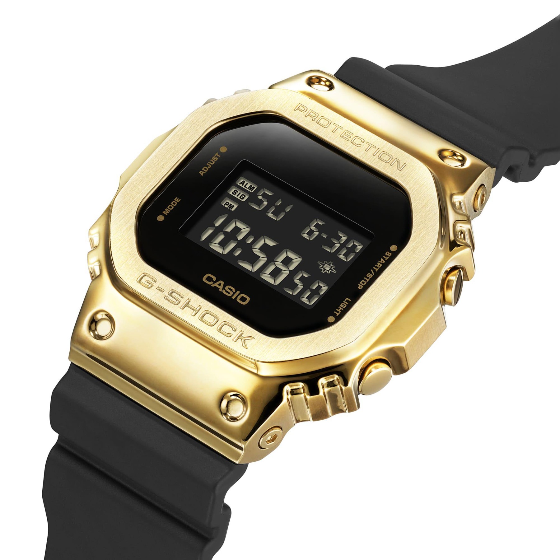 Casio G-Shock GM-5600UG-9 Metal Bezel Men's Digital Watch (Gold & Black) GM5600UG-9