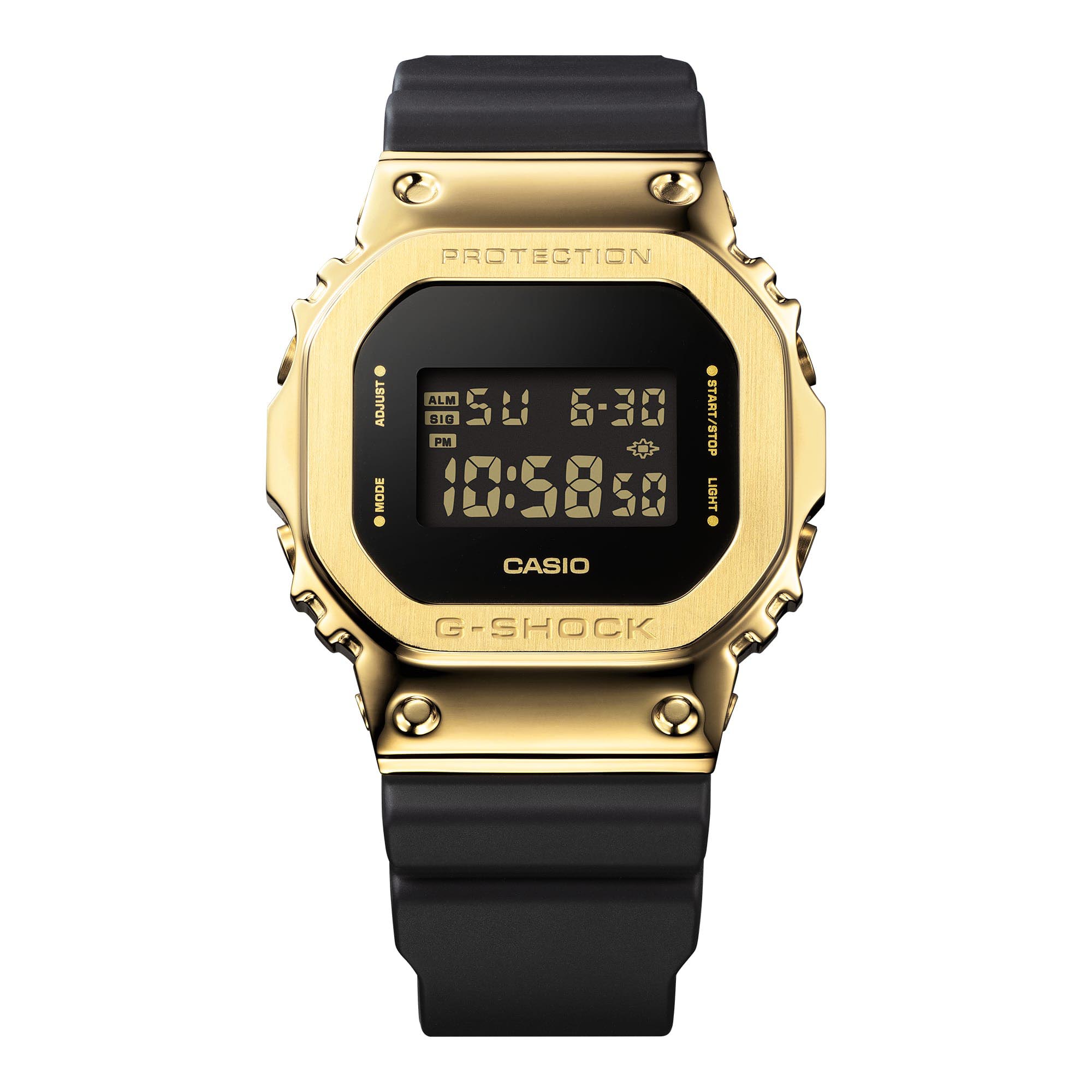 Casio G-Shock GM-5600UG-9 Metal Bezel Men's Digital Watch (Gold & Black) GM5600UG-9