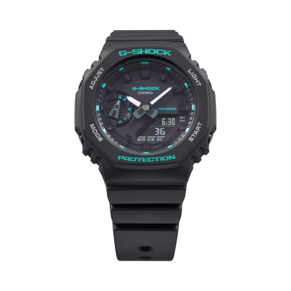 Casio G-Shock GMA-S2100GA-1A S-Series CasiOak Woman Watch Black Green ozDigitalWatch.com.au